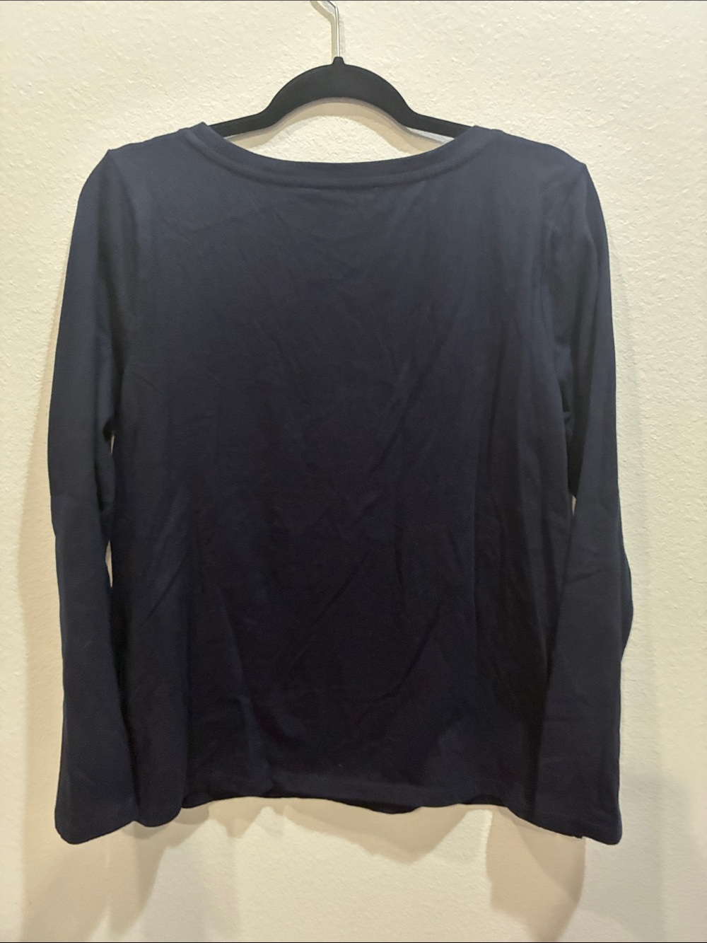 Talbots Navy Long-Sleeve Top with Embroidered Polar Bears - Picture 8 of 8